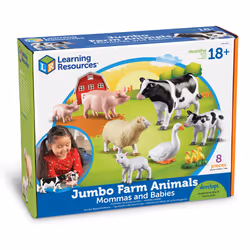 Learning Resources Jumbo Farm Animals - Mommas and Babies - Vista aggiuntiva 3