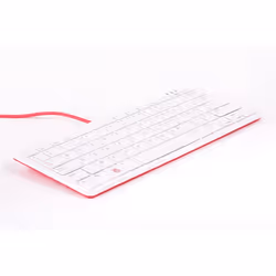 Raspberry Pi SC0168 tastiera Ufficio USB QWERTZ Tedesco Rosso, Bianco - Vista aggiuntiva 2