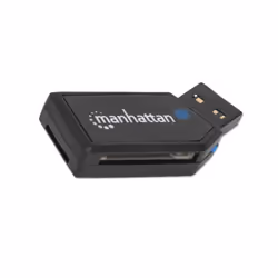 Manhattan 101677, MicroSD (TransFlash), microSDHC, microSDXC, MMC, SD, SDHC, SDXC, Nero, 480 Mbit/s, CE, FCC, USB 2.0, 25 mm