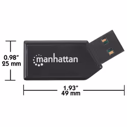 Manhattan 101677 lettore di schede USB 2.0 Nero