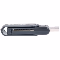 Manhattan 101981 lettore di schede USB 3.2 Gen 1 (3.1 Gen 1) Type-A Nero - Vista aggiuntiva 3