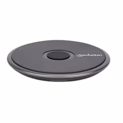 Manhattan 102186 Caricabatterie per dispositivi mobili Universale Nero USB Carica wireless Ricarica rapida Interno