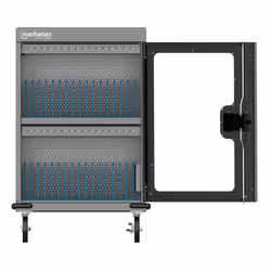 Manhattan 102353 portable device management cart& cabinet Carrello per la gestione dei dispositivi portatili Grigio - Vista aggiuntiva 4