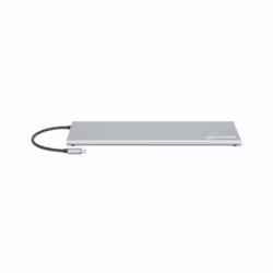 Manhattan 130578 replicatore di porte e docking station per laptop Cablato USB 3.2 Gen 1 (3.1 Gen 1) Type-C Alluminio