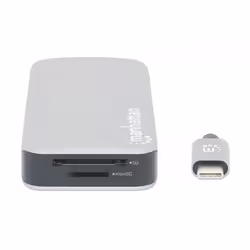 Manhattan 130615 replicatore di porte e docking station per laptop Cablato USB 3.2 Gen 1 (3.1 Gen 1) Type-C Alluminio - Vista aggiuntiva 5