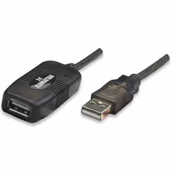 Manhattan 150248 cavo USB USB 2.0 10 m USB A Nero - Vista aggiuntiva 4