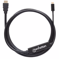 Manhattan 151764 cavo e adattatore video 2 m USB tipo-C HDMI tipo A (Standard) Nero - Vista aggiuntiva 5