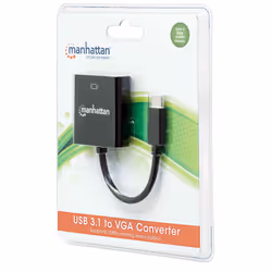 Manhattan 151771 adattatore grafico USB 1920 x 1200 Pixel Nero - Vista aggiuntiva 6
