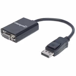 Manhattan 151962, 0,15 m, DisplayPort, VGA (D-Sub), Maschio, Femmina, Dritto