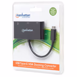Manhattan 152044 adattatore grafico USB 1920 x 1200 Pixel Nero - Vista aggiuntiva 6