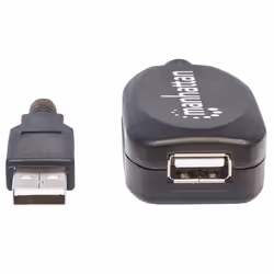 Manhattan 152365 cavo USB USB 2.0 15 m USB A Argento