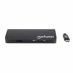 Manhattan 152372 replicatore di porte e docking station per laptop USB 3.2 Gen 1 (3.1 Gen 1) Type-C Nero