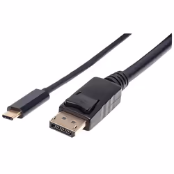 Manhattan 152464, 2 m, USB tipo-C, DisplayPort, Maschio, Maschio, Dritto