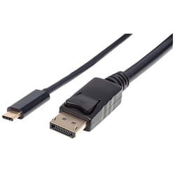 Manhattan 152464 cavo e adattatore video 2 m USB tipo-C DisplayPort Nero