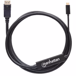 Manhattan 152464 cavo e adattatore video 2 m USB tipo-C DisplayPort Nero - Vista aggiuntiva 5