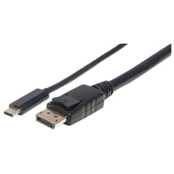 Manhattan 152471 cavo e adattatore video 1 m USB tipo-C DisplayPort Nero