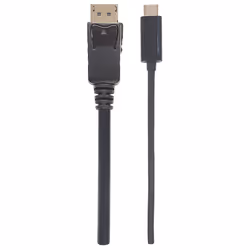 Manhattan 152471 cavo e adattatore video 1 m USB tipo-C DisplayPort Nero - Vista aggiuntiva 4
