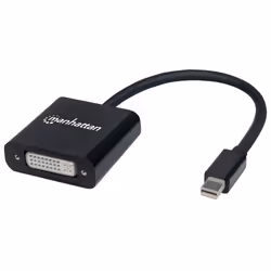 Manhattan 152549, 0,195 m, Mini DisplayPort, DVI-I, Maschio, Femmina, Dritto