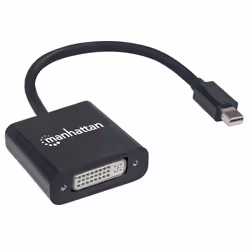 Manhattan 152549 cavo e adattatore video 0,195 m Mini DisplayPort DVI-I Nero