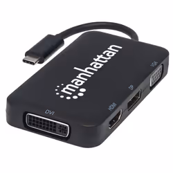 Manhattan 152600, USB tipo-C, Nero, Acrilonitrile butadiene stirene (ABS), 0 - 50 °C, -30 - 80 °C, 5 - 90%