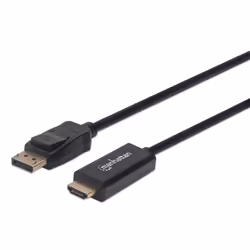 Manhattan 152679, 1,8 m, DisplayPort, HDMI, Maschio, Maschio, Dritto