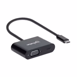 Manhattan 153430 adattatore grafico USB 1024 x 768 Pixel Nero