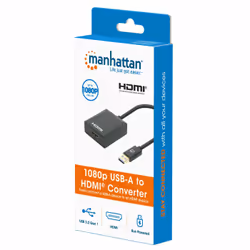 Manhattan 153690 replicatore di porte e docking station per laptop Cablato USB 3.2 Gen 1 (3.1 Gen 1) Type-A Nero - Vista aggiuntiva 6