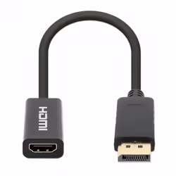Manhattan 153713 adattatore per inversione del genere dei cavi DisplayPort HDMI Nero - Vista aggiuntiva 3