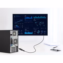 Manhattan 153713 adattatore per inversione del genere dei cavi DisplayPort HDMI Nero - Vista aggiuntiva 6