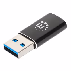 Manhattan 153980 adattatore per inversione del genere dei cavi USB A USB C Nero - Vista aggiuntiva 6