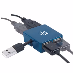 Manhattan 160605 hub di interfaccia USB 3.2 Gen 1 (3.1 Gen 1) Type-A 480 Mbit/s Nero - Vista aggiuntiva 5