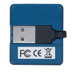 Manhattan 160605 hub di interfaccia USB 3.2 Gen 1 (3.1 Gen 1) Type-A 480 Mbit/s Nero - Vista aggiuntiva 6