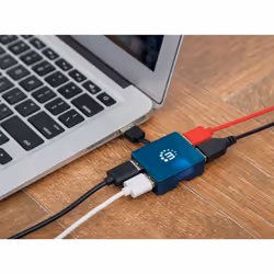 Manhattan 160605 hub di interfaccia USB 3.2 Gen 1 (3.1 Gen 1) Type-A 480 Mbit/s Nero - Vista aggiuntiva 8