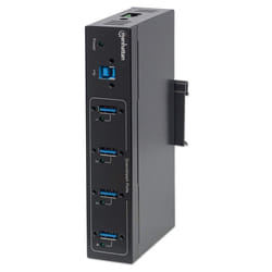 Manhattan 161411 hub di interfaccia 5000 Mbit/s Nero