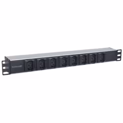 Intellinet 163651 unità di distribuzione dell'energia (PDU) 8 presa(e) AC 1U Nero, Argento