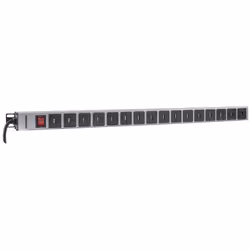 Intellinet 164498 unità di distribuzione dell'energia (PDU) Nero, Grigio