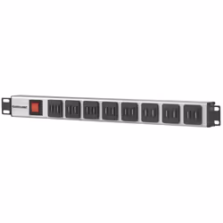 Intellinet 164580, 1U, Alluminio, Blu, Grigio, Tipo F, 2 m, 240 V