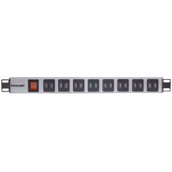 Intellinet 164580 unità di distribuzione dell'energia (PDU) 1U Blu, Grigio