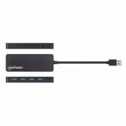 Manhattan 164900 hub di interfaccia USB 3.2 Gen 1 (3.1 Gen 1) Type-A 5000 Mbit/s Nero - Vista aggiuntiva 5