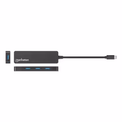Manhattan 164924 hub di interfaccia USB 3.2 Gen 1 (3.1 Gen 1) Type-C 5000 Mbit/s Nero - Vista aggiuntiva 4