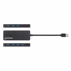 Manhattan 168403 hub di interfaccia USB 3.2 Gen 1 (3.1 Gen 1) Type-A 5000 Mbit/s Nero - Vista aggiuntiva 6