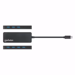 Manhattan 168410 hub di interfaccia USB tipo-C 5000 Mbit/s Nero - Vista aggiuntiva 4