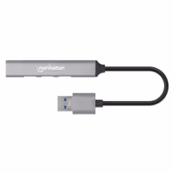 Manhattan 168427 hub di interfaccia USB 3.2 Gen 1 (3.1 Gen 1) Type-A 5000 Mbit/s Grigio - Vista aggiuntiva 5