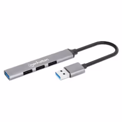 Manhattan 168427 hub di interfaccia USB 3.2 Gen 1 (3.1 Gen 1) Type-A 5000 Mbit/s Grigio - Vista aggiuntiva 7
