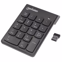 Manhattan 178846 tastierino numerico Laptop/PC RF Wireless Nero - Vista aggiuntiva 5