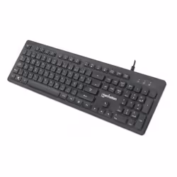 Manhattan 179485, Full-size (100%), Cablato, USB, LED RGB, Nero