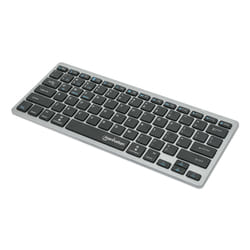 Manhattan 180559 tastiera Ufficio RF senza fili + Bluetooth QWERTZ Tedesco Nero, Grigio