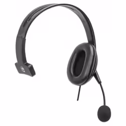 Manhattan 180849, Cablato, 20 - 20000 Hz, Ufficio, 144 g, Auricolare, Nero