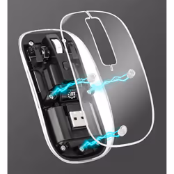 Manhattan 190268 mouse Universale Ambidestro RF Wireless Ottico 1600 DPI