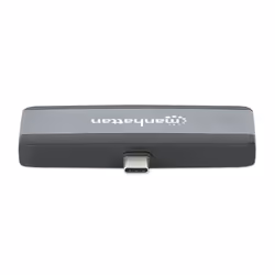 Manhattan 190404 replicatore di porte e docking station per laptop Cablato USB 3.2 Gen 2 (3.1 Gen 2) Type-C Grigio